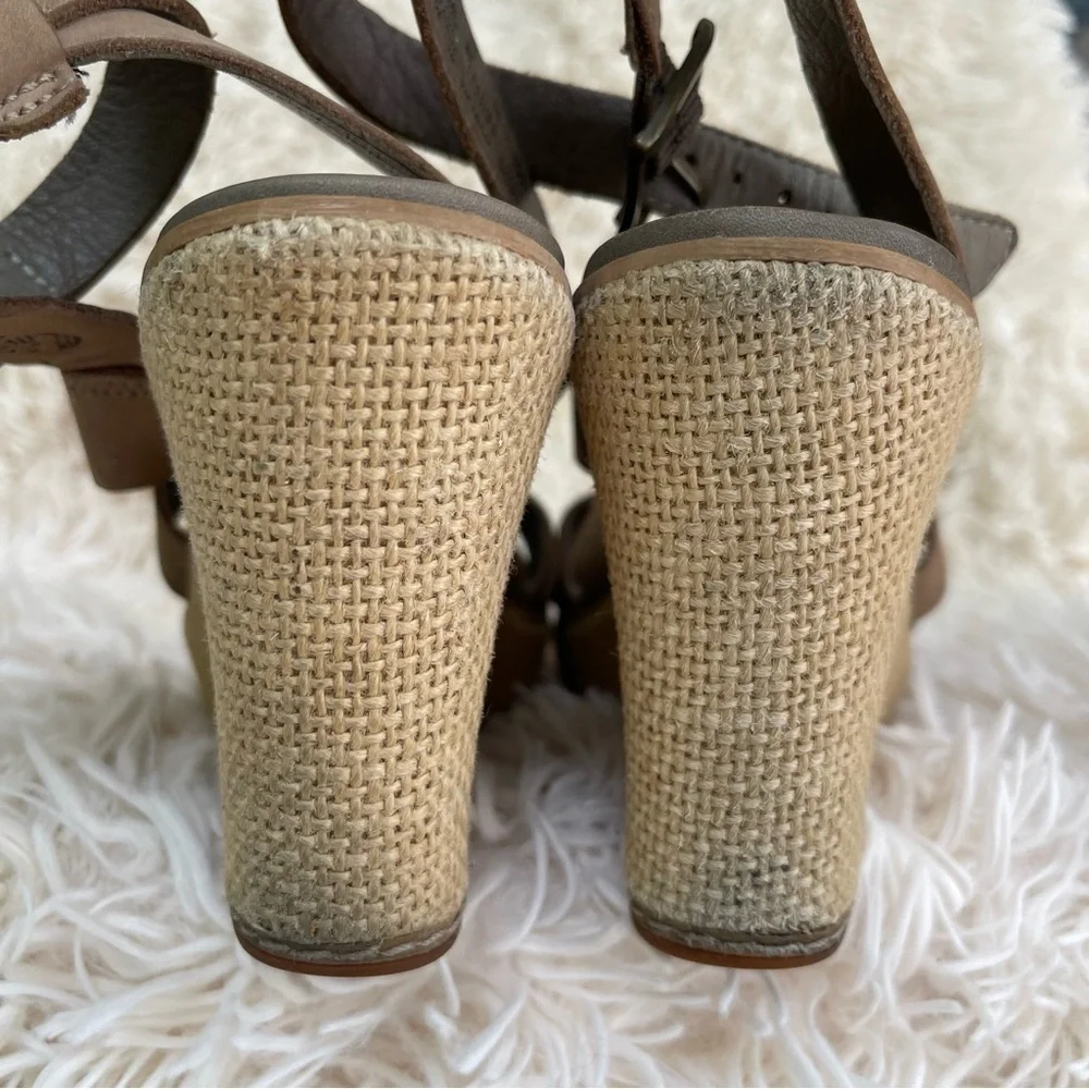 TIMBERLAND Danforth Earthkeepers With Anti-fatigue platform Sandals Shoes Sz 5.5